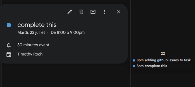 Sync to Google Calendar